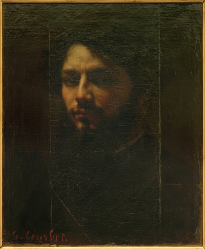 Selbstporträt von Gustave Courbet